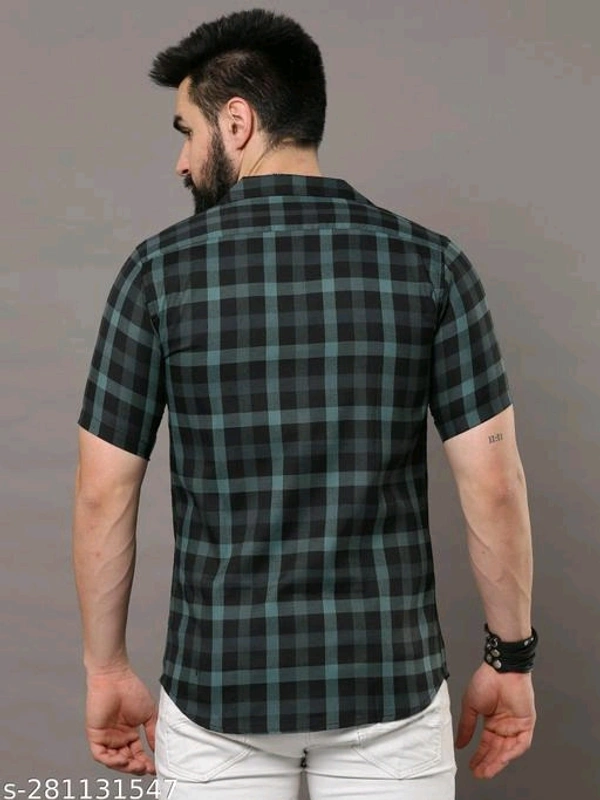 CAZZBA Men Checkered Casual Grey Shirt - XL, FREE DELIVERY