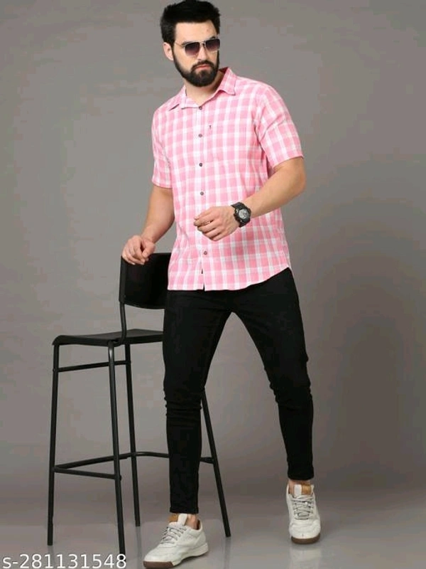 men shirt pink - L, Pink, FREE DELIVERY
