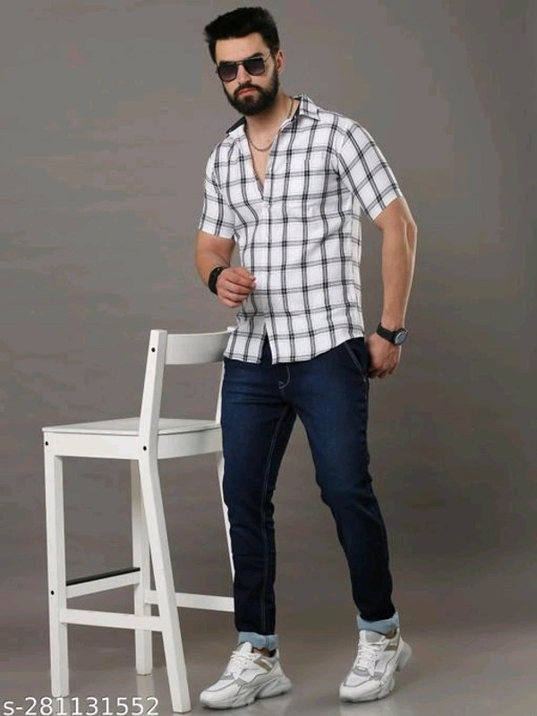 White Men Shirt - XL, White, FREE DELIVERY
