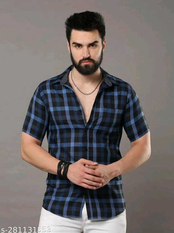 Men Shirt Blue - S, Blue, FREE DELIVERY