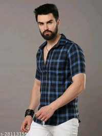 Men Shirt Blue - S, Blue, FREE DELIVERY