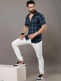 Men Shirt Blue - S, Blue, FREE DELIVERY