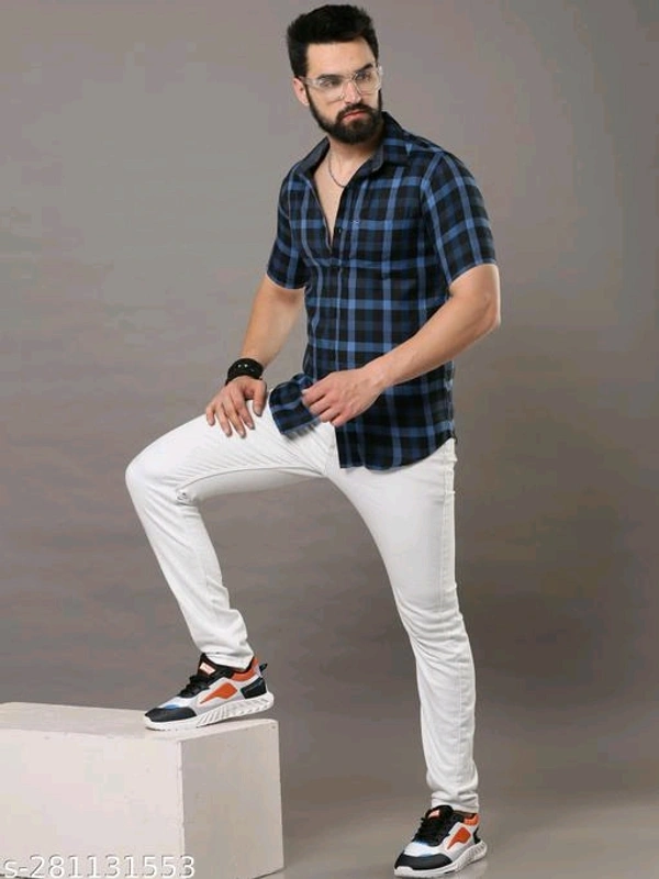 Men Shirt Blue - S, Blue, FREE DELIVERY