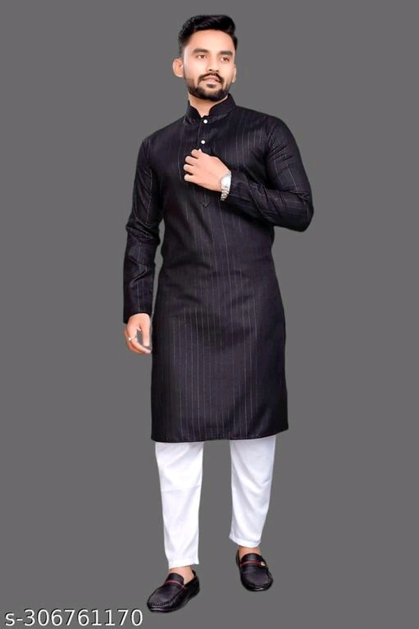 Festive Wear Daily Wear Cotton Blend Kurta For Men - M, FREE DELIVERY
