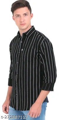 Shirt For Men - L, Black, FREE DELIVERY