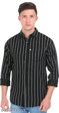 Shirt For Men - L, Black, FREE DELIVERY
