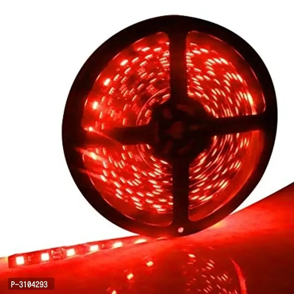 Red Color Plastic LED Strip Light Diwali Christmas Lighting 5 Meter - Red, FREE DELIVERY