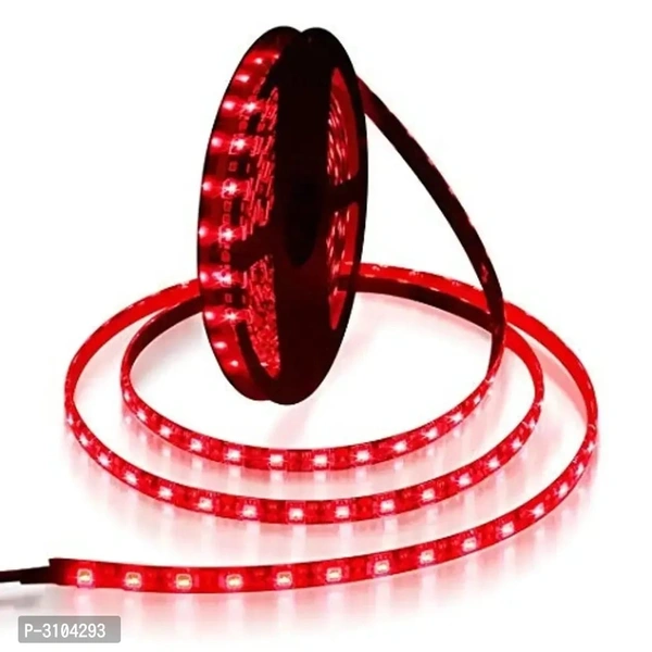 Red Color Plastic LED Strip Light Diwali Christmas Lighting 5 Meter - Red, FREE DELIVERY
