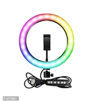 10 Inch Rgb Desktop LED Selfi RRing Light USB Powered For Makeup,Live Streaming Youtube Video Shooting - FREE DELIVERY