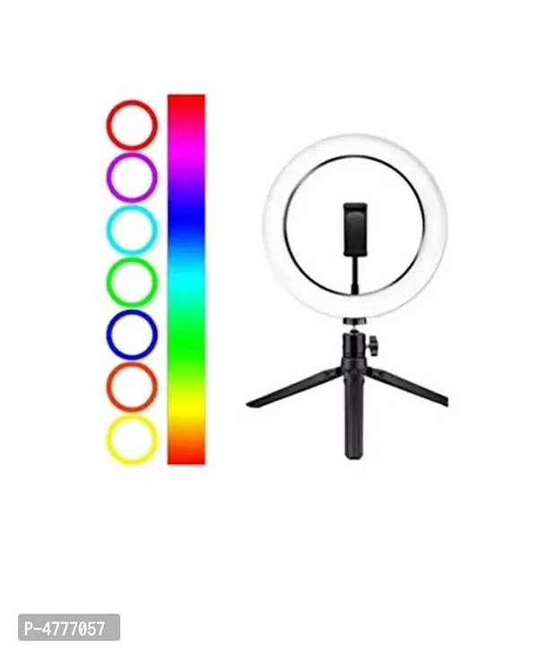 10 Inch Rgb Desktop LED Selfi RRing Light USB Powered For Makeup,Live Streaming Youtube Video Shooting - FREE DELIVERY