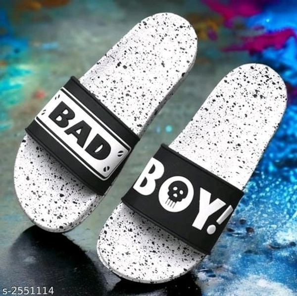 Trendy Rubber Men's Flip Flop - IND-7, White, FREE DELIVERY