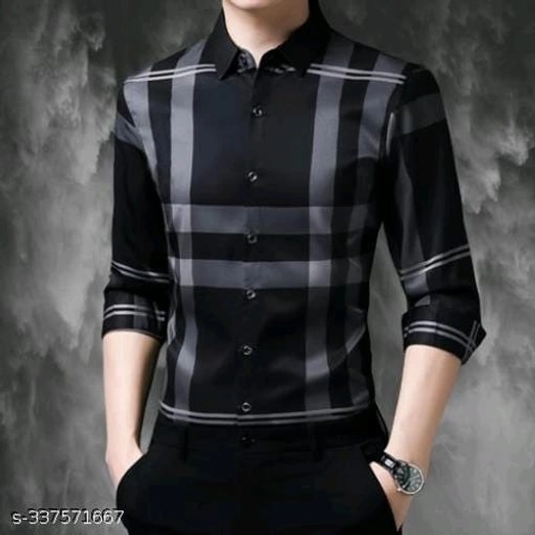 Fency Printed Full Sleeves Shirts - XL, FREE DELIVERY