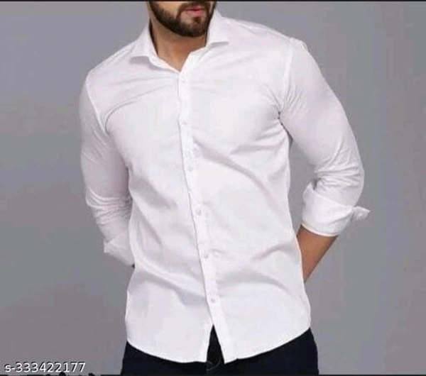 White Shirt For Men - XL, White, FREE DELIVERY