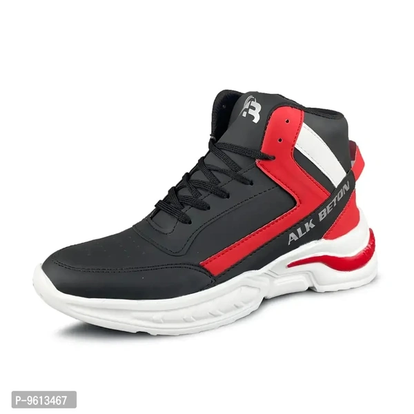 Stylish Fancy Synthetic Sneakers Shoes Forr Men - UK9, Black, FREE DELIVERY
