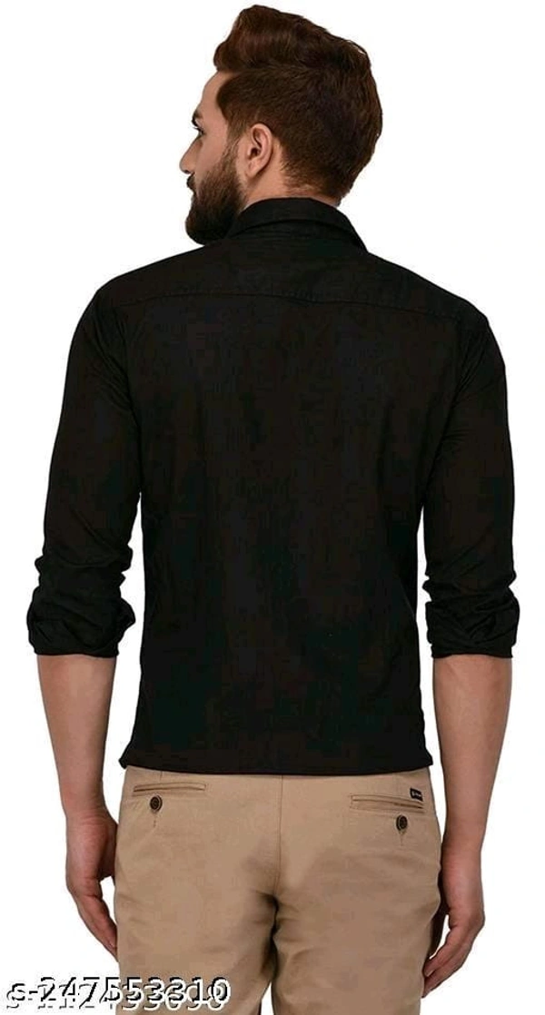 Mens Formal Shirt Holi Festival In Onlineshopshe  - XL, Black, FREE DELIVERY