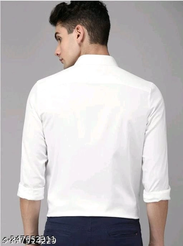 Mens Formal Shirts Holi Festival In Onlineshopshe  - M, White, FREE DELIVERY