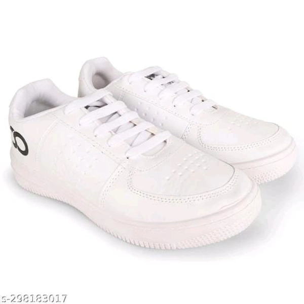 Premium Sneakers For Men White` - IND-10, White, FREE DELIVERY