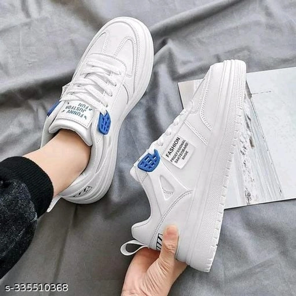 White Men Sports Shoes  - IND-8, White, FREE DELIVERY