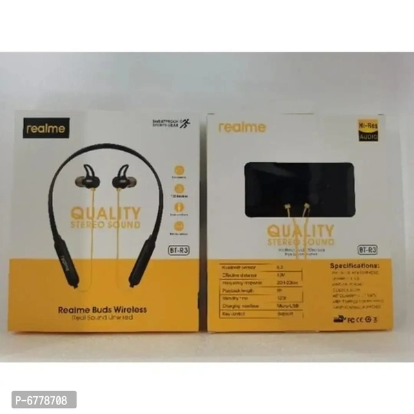 Reeel Me R3 Bluetooth Headset With 12 h of  Playback Noise Cancelling Microphones For Clear Calls Works Music Conference - FREE DELIVERY