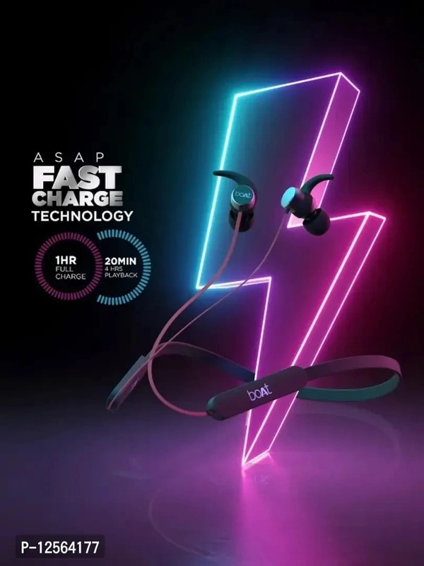 Classy Wirless Bluetooth Neckband  - Black, FREE DELIVERY