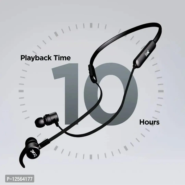 Classy Wirless Bluetooth Neckband  - Black, FREE DELIVERY