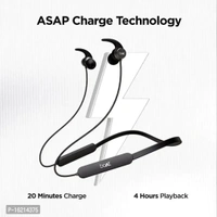 Bluetooth Neckband Headset Earphones  - Black, FREE DELIVERY