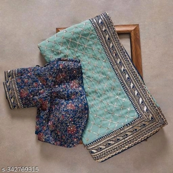 Fancy Jacquard Saree - FREE DELIVERY