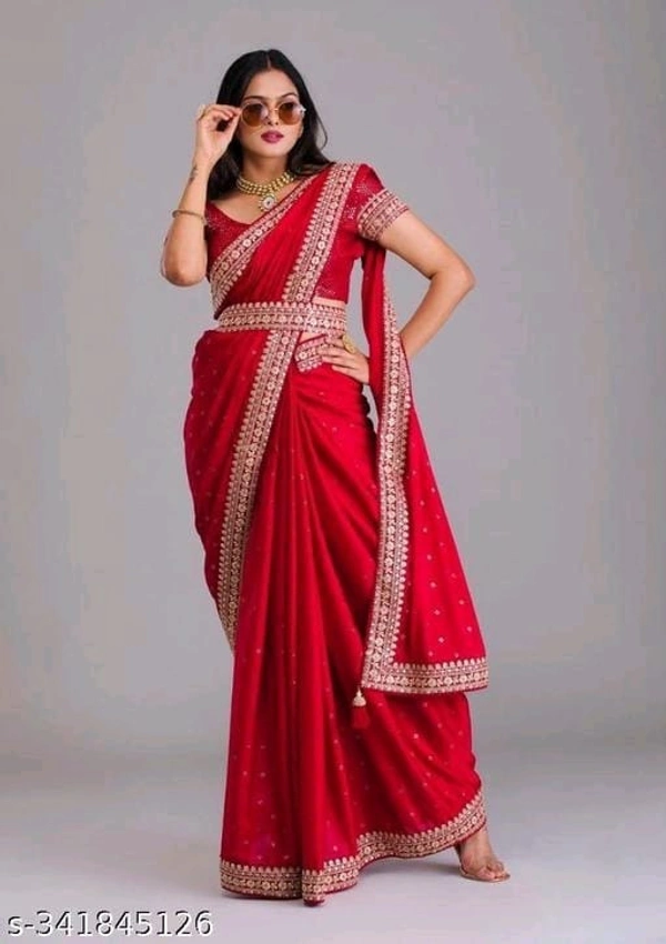 Women Saree  - Red, FREE DELIVERY