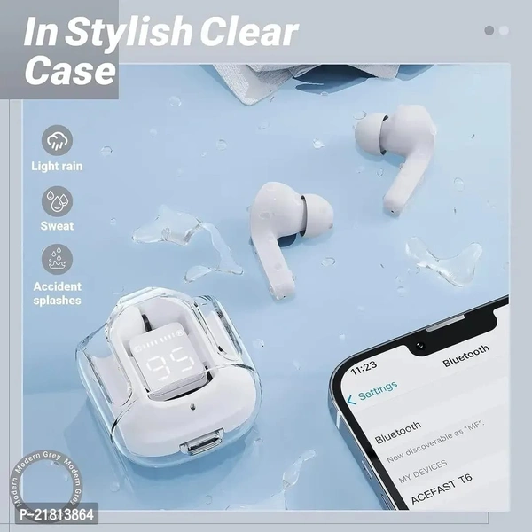 A31 Bluetooth Earphones Clear Audio Experience  - Off White, FREE DELIVERY
