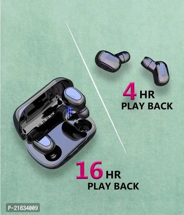 Wirless Bluetooth Earbuds  - Black, FREE DELIVERY