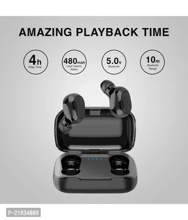 Wirless Bluetooth Earbuds  - Black, FREE DELIVERY