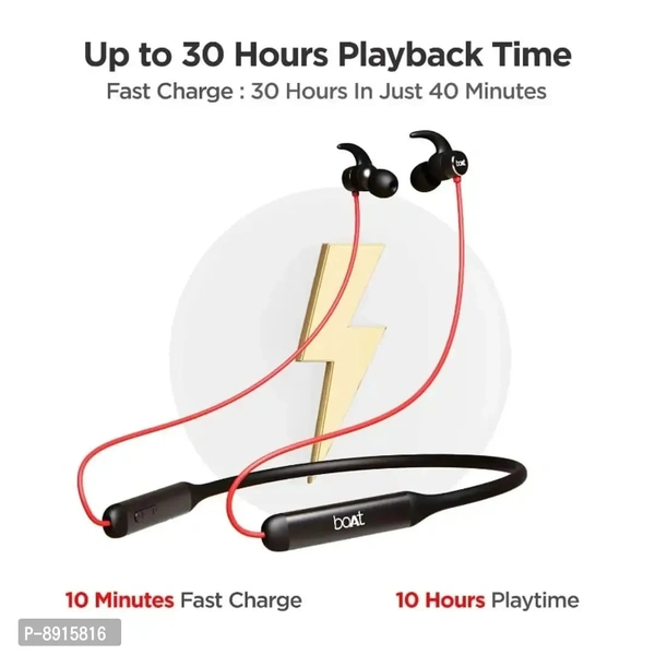 Classy Wirless Bluetooth Headset - Red, FREE DELIVERY