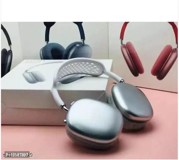 P9 Plus Compatible Air-pods On E-ar Headset Max Bluetooth Headset With Mic - FREE DELIVERY