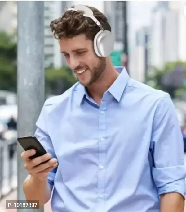 P9 Plus Compatible Air-pods On E-ar Headset Max Bluetooth Headset With Mic - FREE DELIVERY