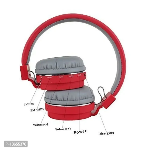 SH-12 Wirlesss Bluetooth Over the Ear  Headset with Mic - FREE DELIVERY