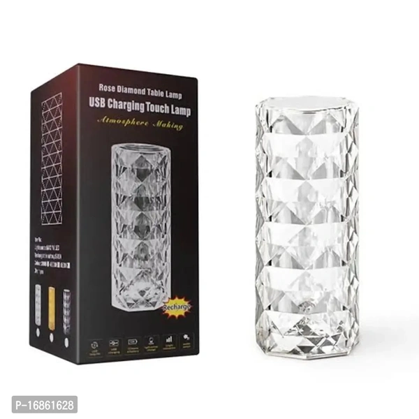 Crystal Night Lamp Night Multicolour 3D 16 Color Change RGB Light USB Remote Touch Sensor  - FREE DELIVERY