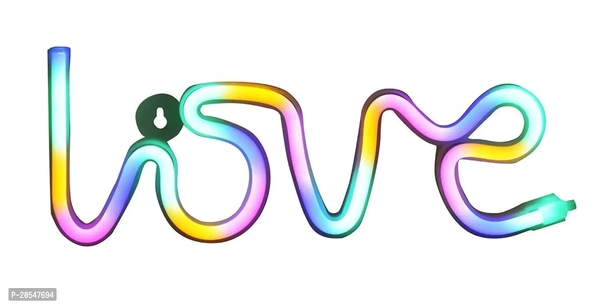 Raw Love  Neon LED Sign for Room Decroation Accessory,Table Decroation ,Gift,Night Light with (USB+Battery) - FREE DELIVERY