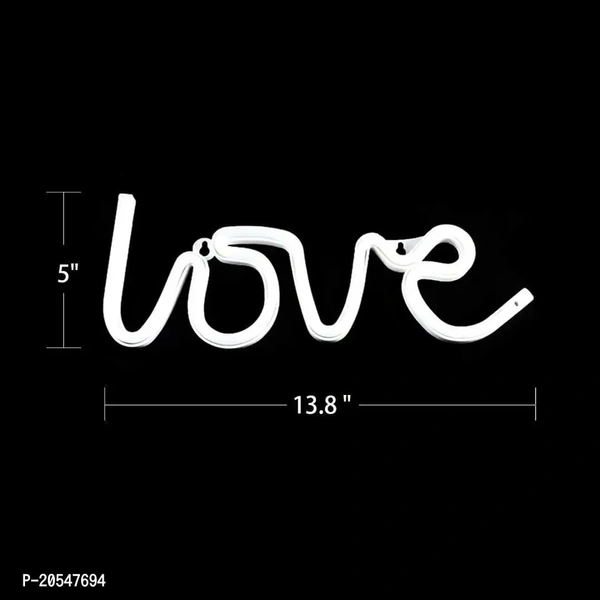 Raw Love  Neon LED Sign for Room Decroation Accessory,Table Decroation ,Gift,Night Light with (USB+Battery) - FREE DELIVERY