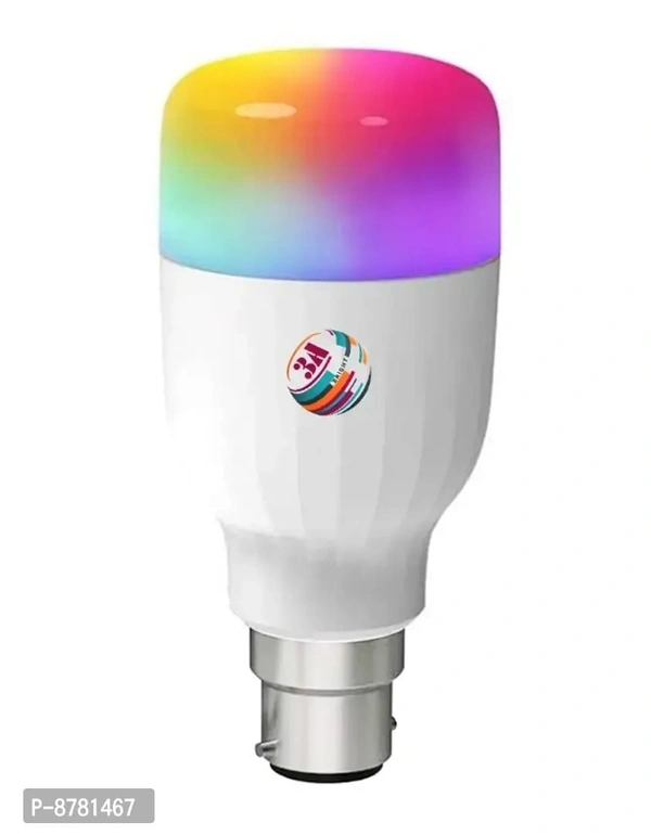 3A Bright 9 Watt B22 Bullet 3Colour in 1 LED Bulb (red/blue/pink, pack of 3)| - FREE DELIVERY
