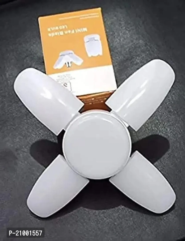 LED Bulb lAMP b22 fOLDABLE lIGHT 25W 4-Leaf Fan Blade Bright LED Bulb With  Angle Adjustable Home Ceiling Light s AC 160-265V Home Decorati - FREE DELIVERY