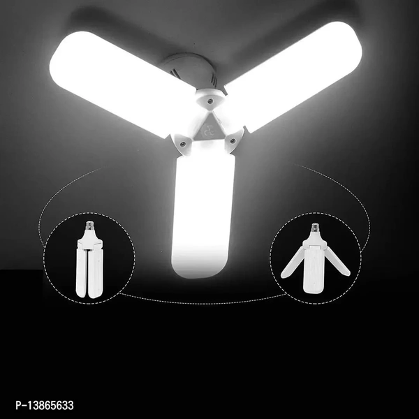 B22 Ultra High Bright Portable Fan Shape With 3 LED Swings  36 W Led Bulb (Pack of 1) - FREE DELIVERY