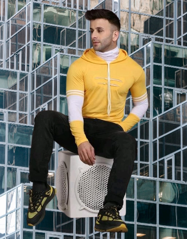 Men T-shirt Yellow Color - S, Yellow, FREE DELIVERY