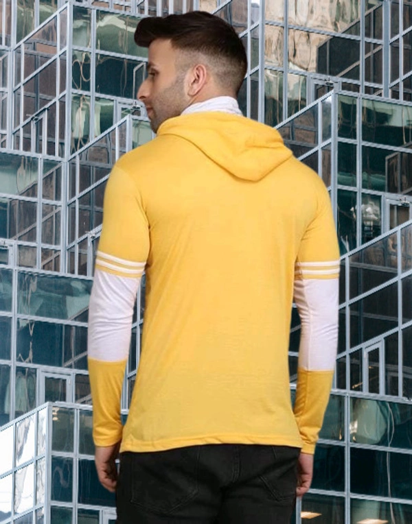 Men T-shirt Yellow Color - S, Yellow, FREE DELIVERY