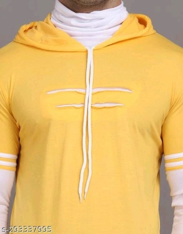 Men T-shirt Yellow Color - S, Yellow, FREE DELIVERY