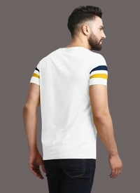 Cotton Blend Colourblocked Round Neck Tees For Men -Pack Of 2  - S, FREE DELIVERY