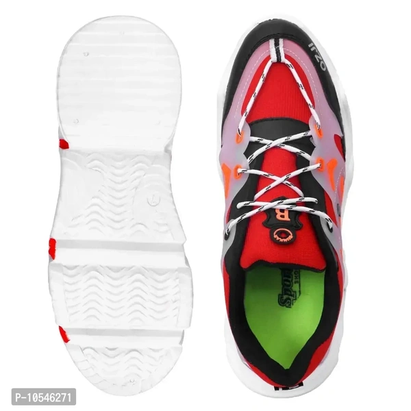 Casual Sports Sneakers  - UK6, Red, FREE DELIVERY