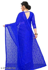 Blue Saree  - FREE DELIVERY