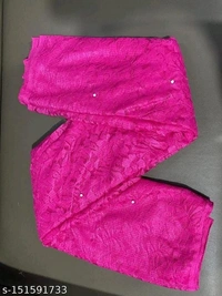 Saree Pink Saree Brasso Net - Pink, FREE DELIVERY