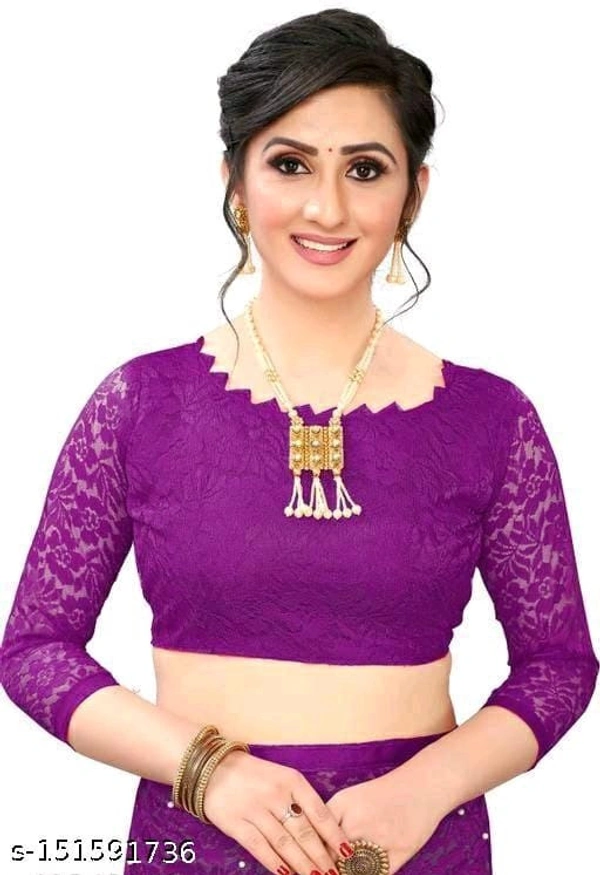 Saree Purple Saree Net Saree - Purple, FREE DELIVERY