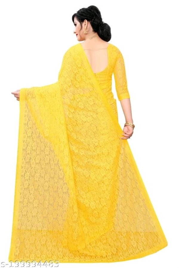 Saree  - Yellow, FREE DELIVERY